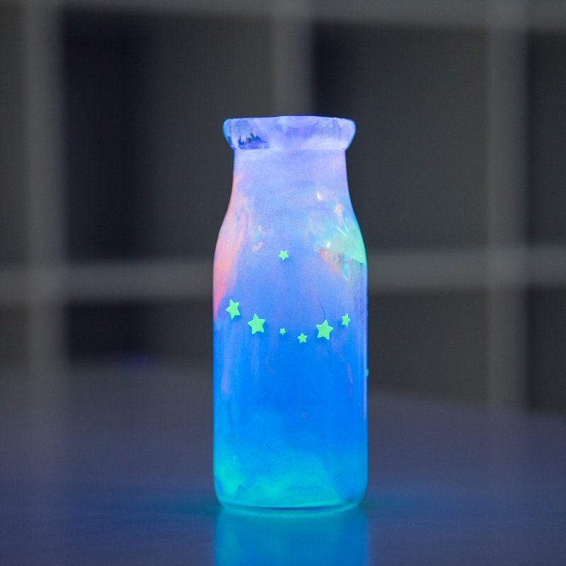 星空瓶手作礼盒组 宇宙瓶 银河 不插电发光 浪漫 DIY - 其他 - 其他材质 多色