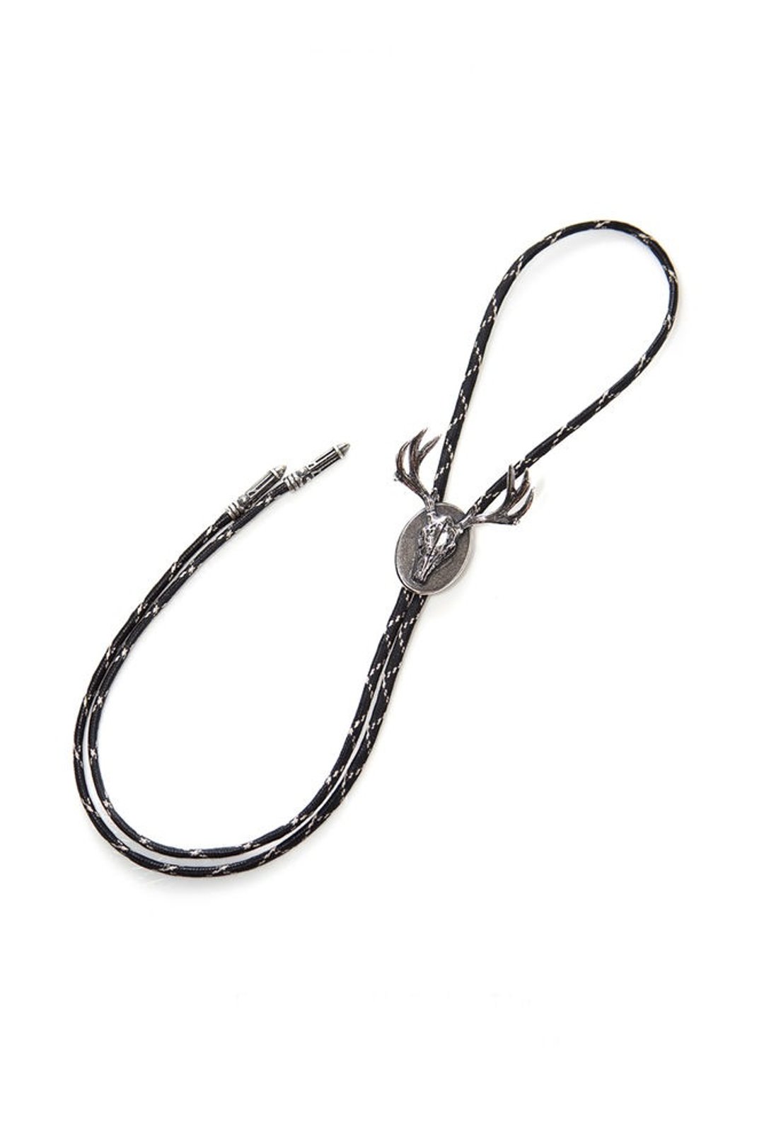 鹿头保罗领带 Deer Skull Bolo-Tie(古银) - 项链 - 其他金属 