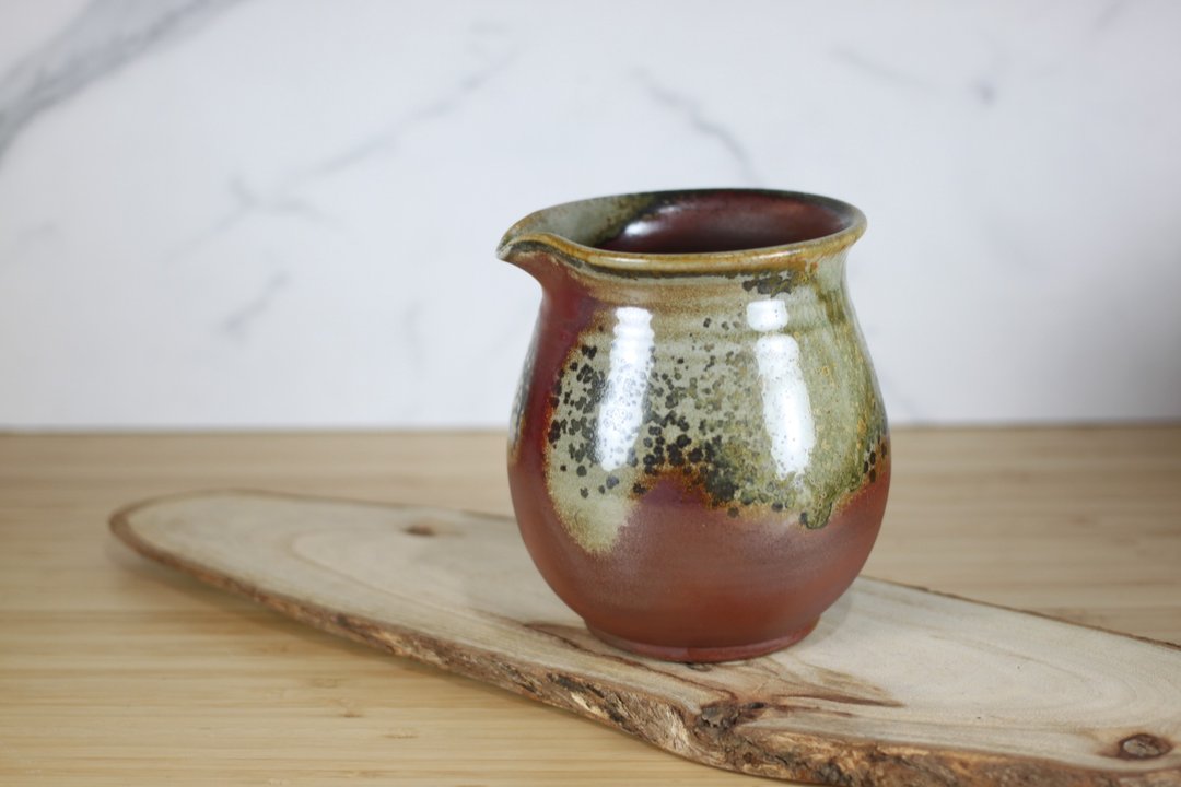 【送礼好物】580ml 天然落灰 柴烧茶海 公道杯 名家叶敏祥手作 - 咖啡壶/周边 - 瓷 