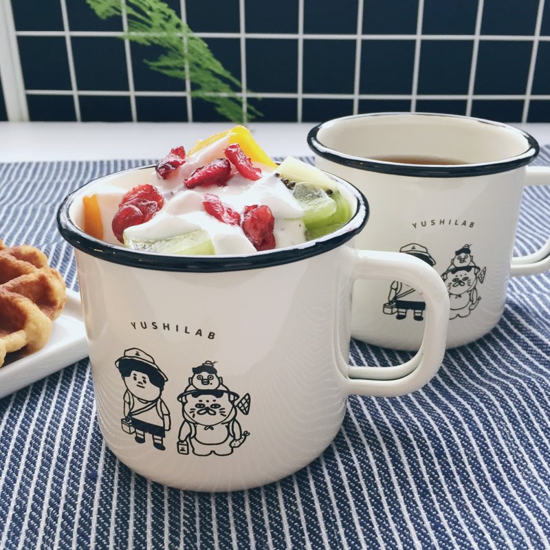 郊游珐琅杯－愚室实验所X火山口 汤碗 沙拉碗 甜点杯 - 其他杯子 - 珐琅 