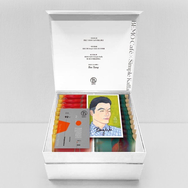 【滤挂咖啡】BEMO Café X SIMPLE KAFFA 冠军职人联名艺伎礼盒 - 咖啡 - 其他材质 
