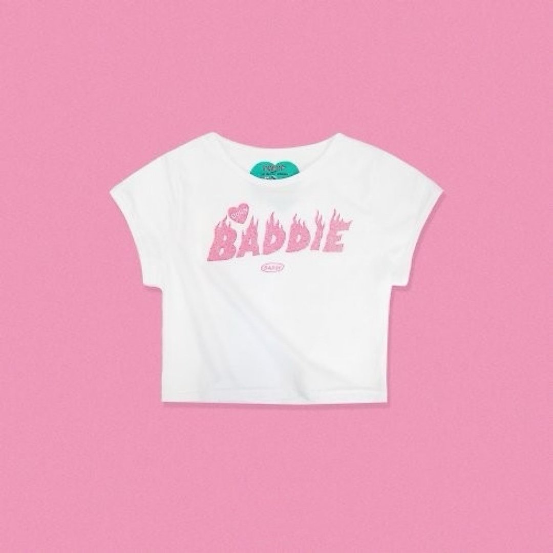 Baddie Crop Top (White) - 女装 T 恤 - 其他材质 多色
