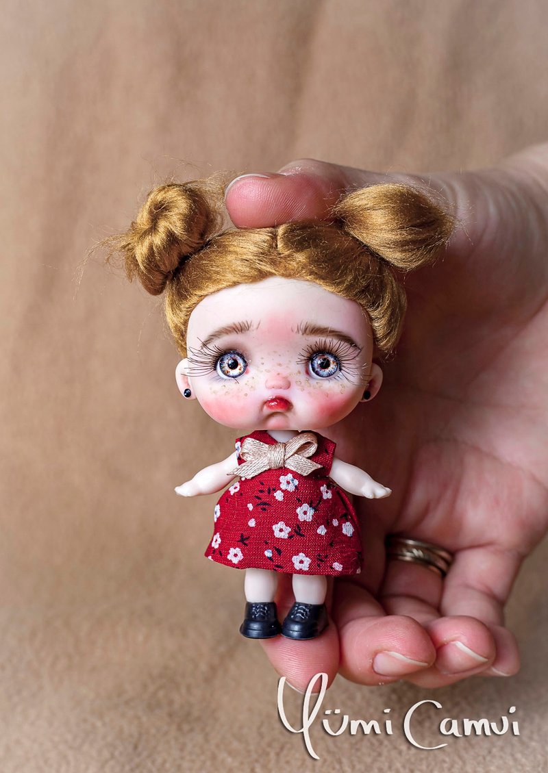 OOAK mini doll by Yumi Camui - 玩偶/公仔 - 塑料 多色