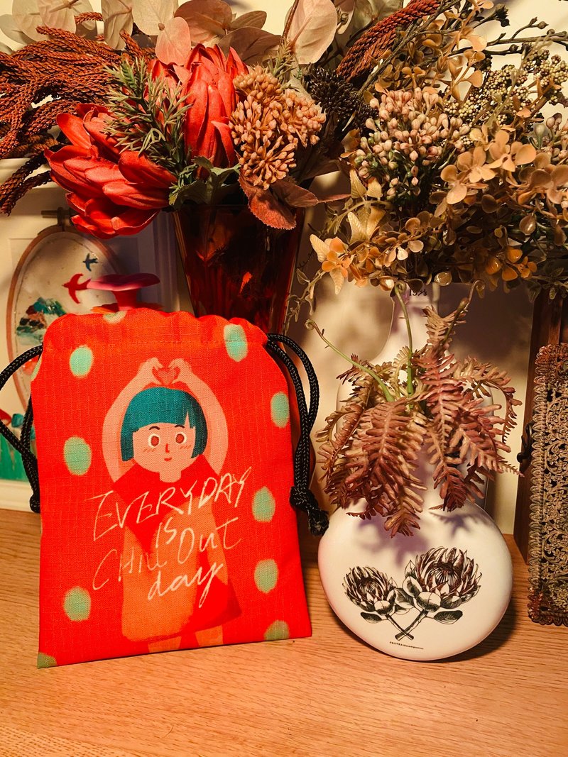 可爱束口袋 - 束口袋双肩包 - 聚酯纤维 多色