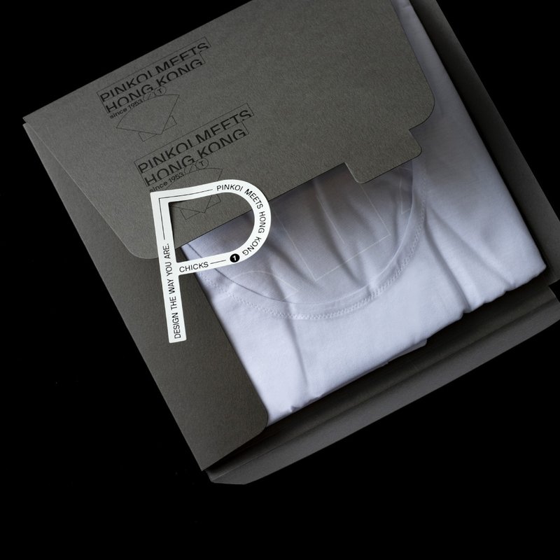 Pinkoi X Chicks 鸡仔唛 - Golden Shell 金蚬尚线 tee - 女装上衣 - 其他材质 白色