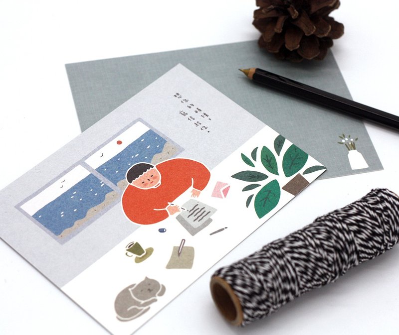 明信片-想你的时候,写信给你 - 卡片/明信片 - 纸 多色