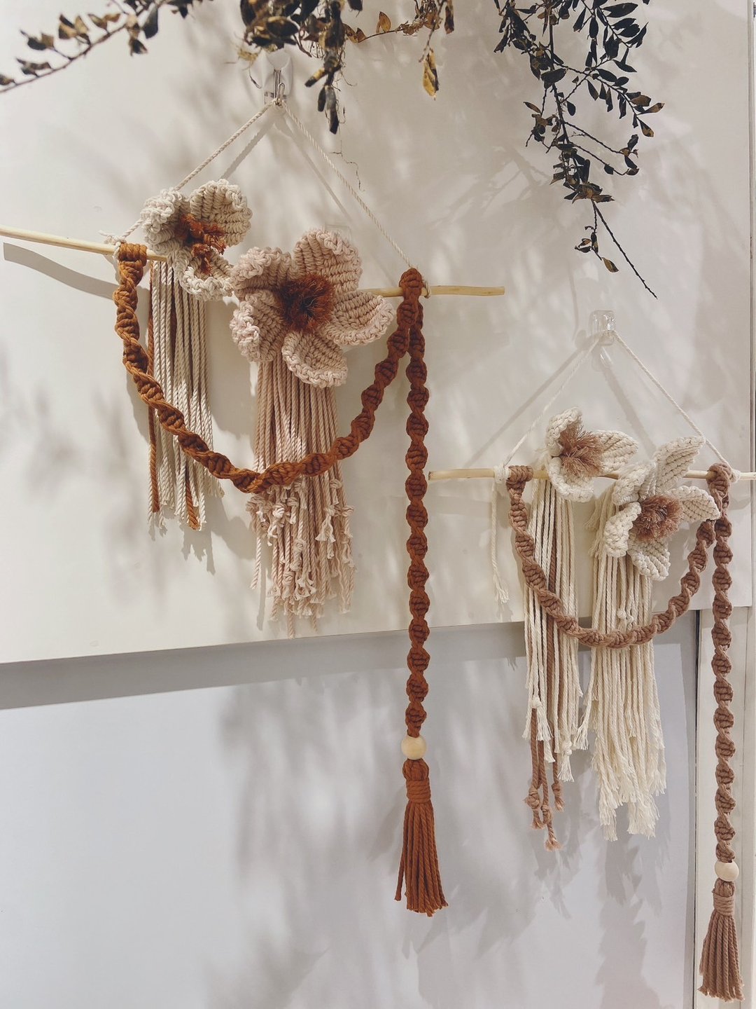 Macrame 法式编织 - 花束壁挂装饰体验课程 ( (可使用文化币) - 编织/羊毛毡/布艺 - 棉 