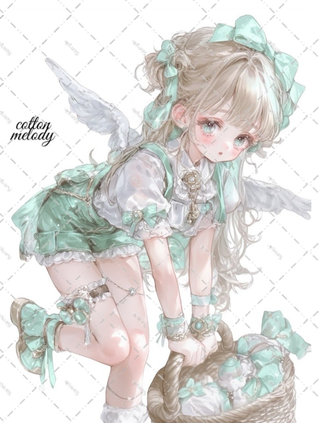 original sticker no.6651 人物贴纸 原创贴纸 人物贴纸 女孩贴纸 原创人物贴纸 - 贴纸 - 纸 