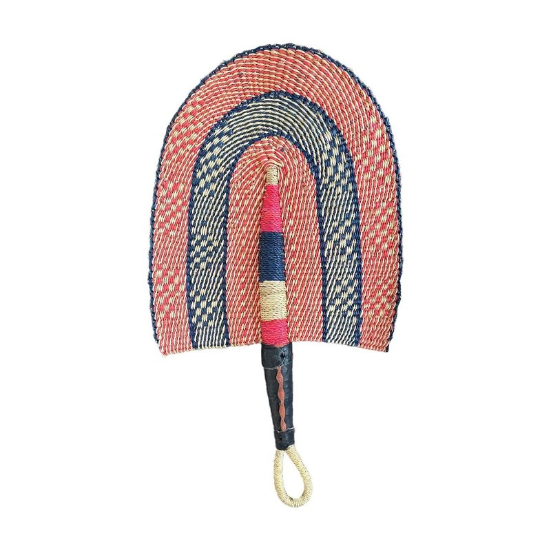 非洲象草编织扇 - 加纳 - 扇子 - 植物．花 多色