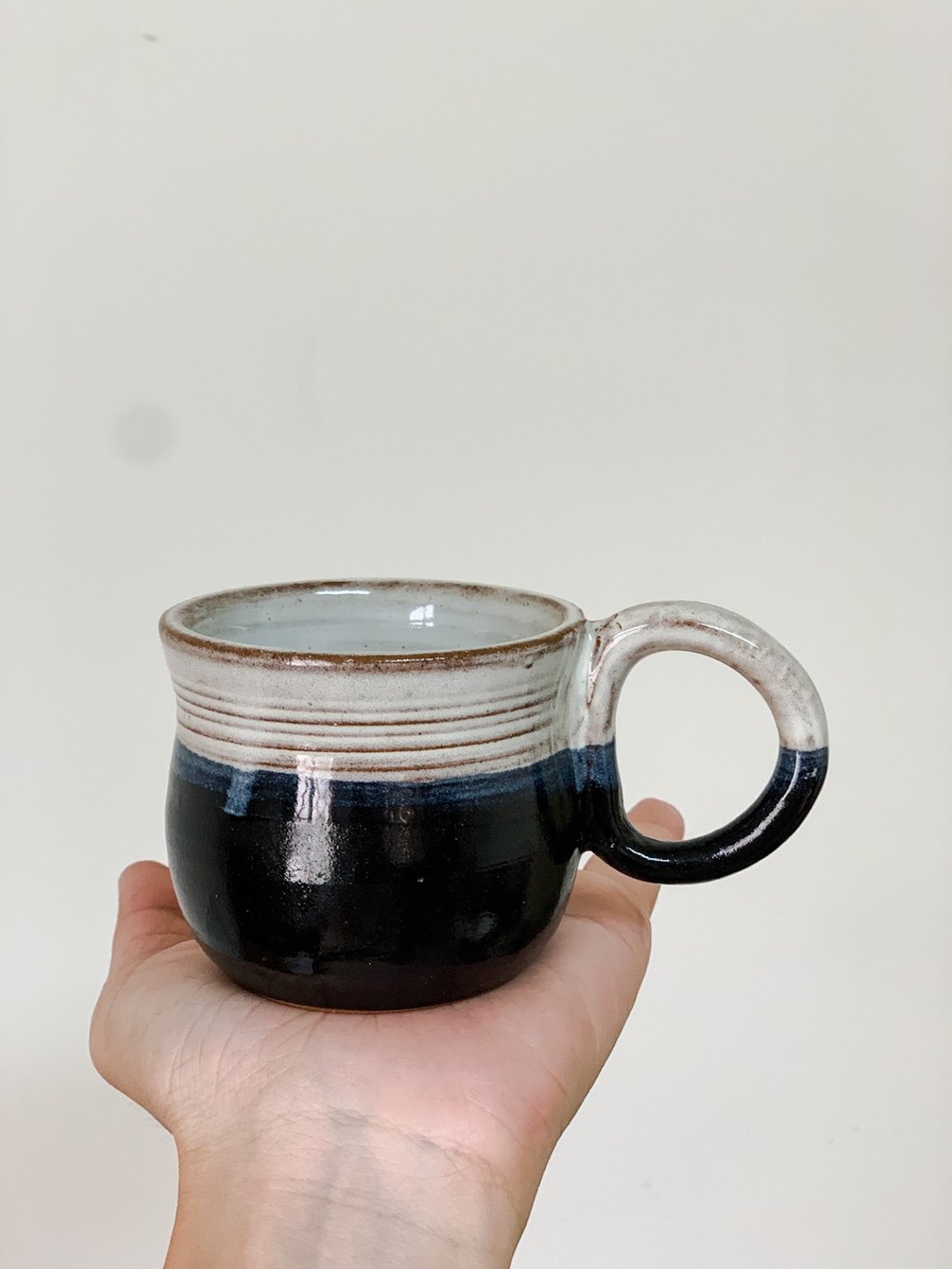 黑白黑白咖啡杯 - 咖啡杯/马克杯 - 陶 