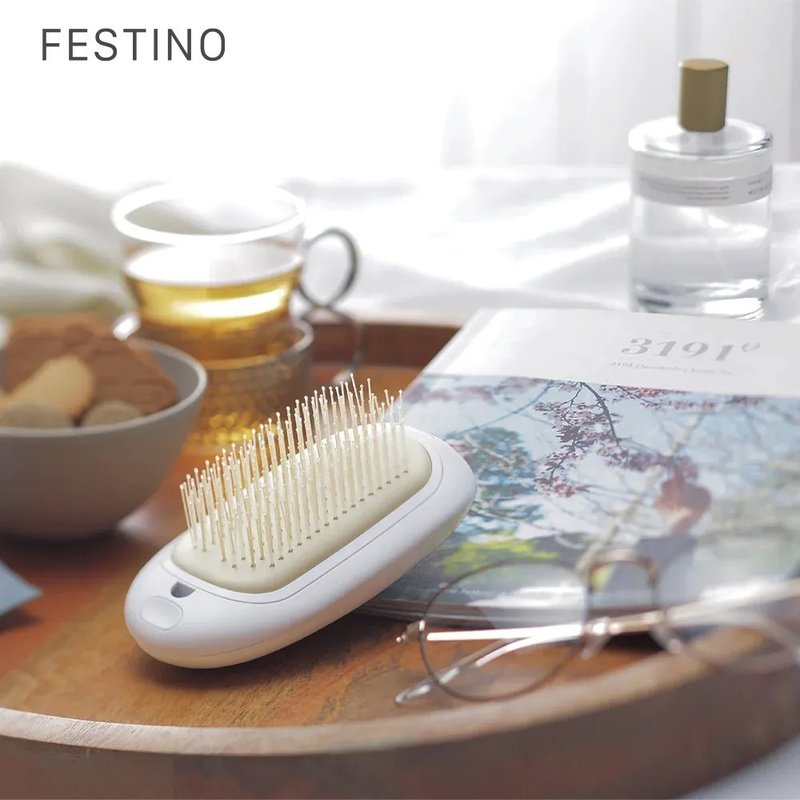 recolte 日本丽克特 Festino Salon Care 负离子轻便梳 SMHB-028 - 彩妆刷具/镜子/梳子 - 其他材质 