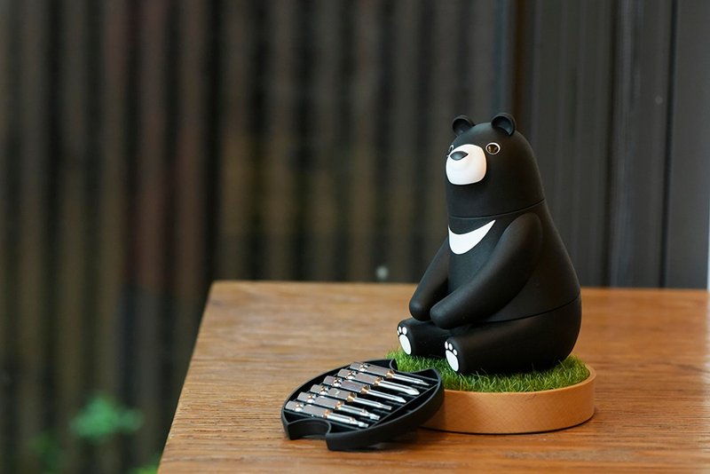 Bear kuma黑熊酷毛棘轮起子组 - 摆饰 - 塑料 黑色