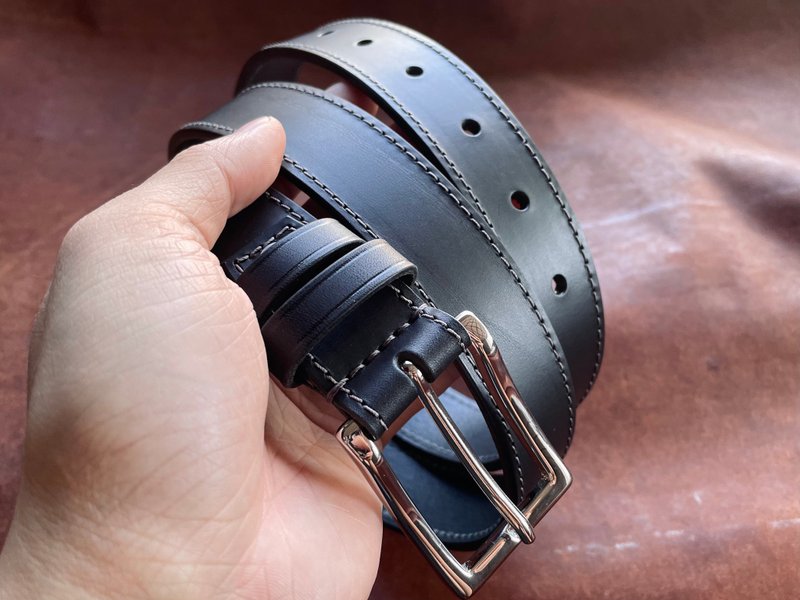 【VULCAN Belt 30mm 窄版西装皮带】意大利Walpier厂 马鞍革 多色 - 皮带/腰带 - 真皮 咖啡色