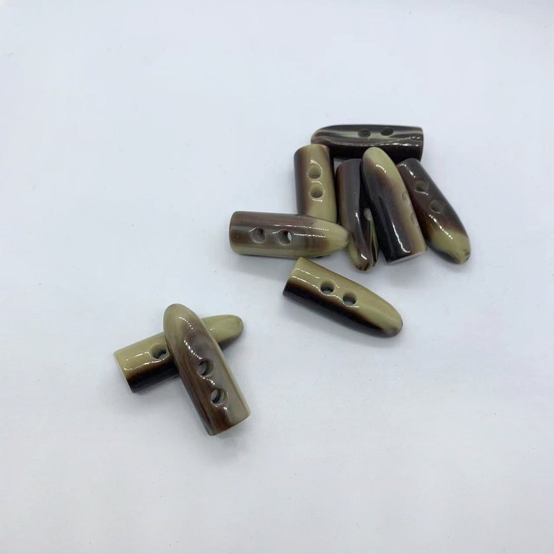 Hana Mokuba -聚酯牛角扣 (一包) - 其他 - 其他材质 