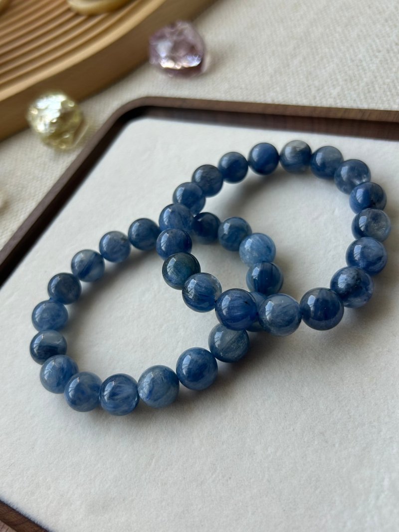 华光-藏晶阁 | 蓝晶石-Kyanite | 对应 喉轮 眉心轮 - 手链/手环 - 水晶 