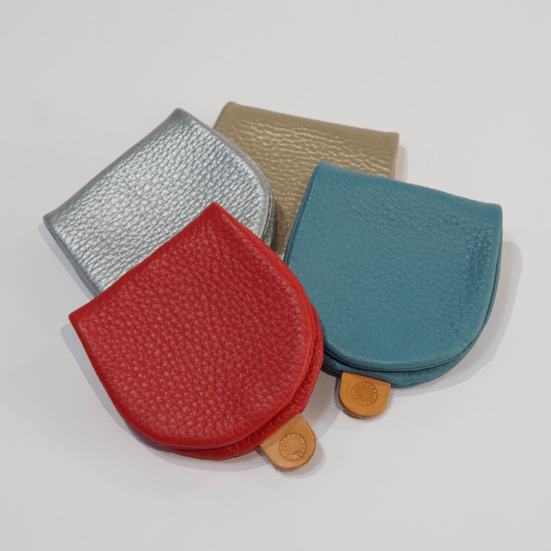 leather coin case - 零钱包 - 真皮 红色