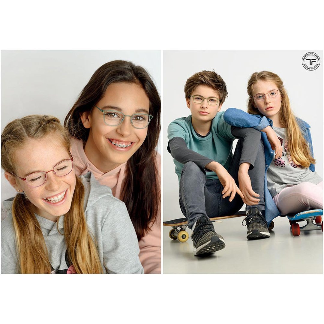 【TITANFLEX Kids】德国超弹性钛金属儿童眼镜框 830114 (共四色) - 眼镜/眼镜框 - 其他金属 多色