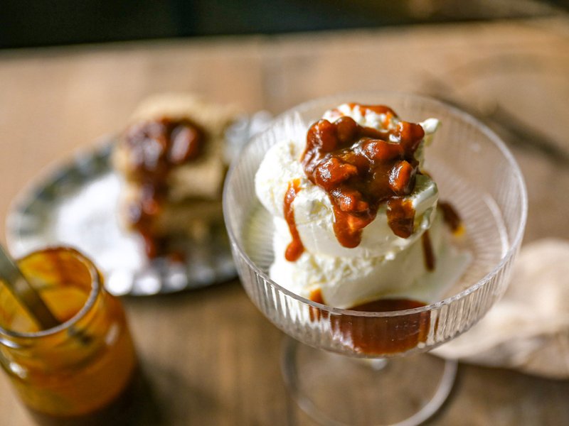 焦糖核桃抹酱 - 果酱/抹酱 - 新鲜食材 咖啡色