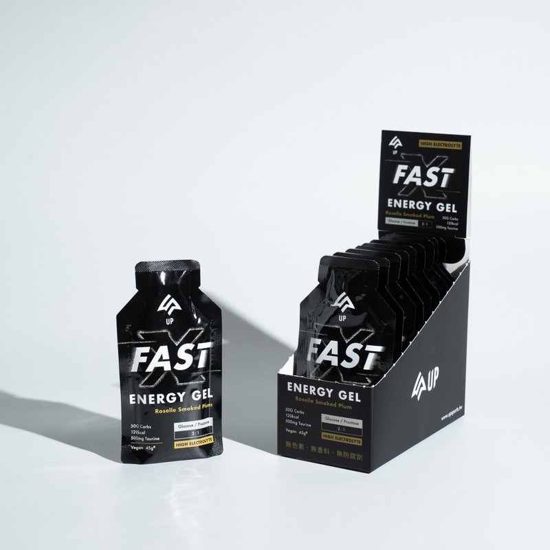 【UP】 FAST 能量果胶 X -洛神乌梅风味 10入 - 其他 - 新鲜食材 黑色