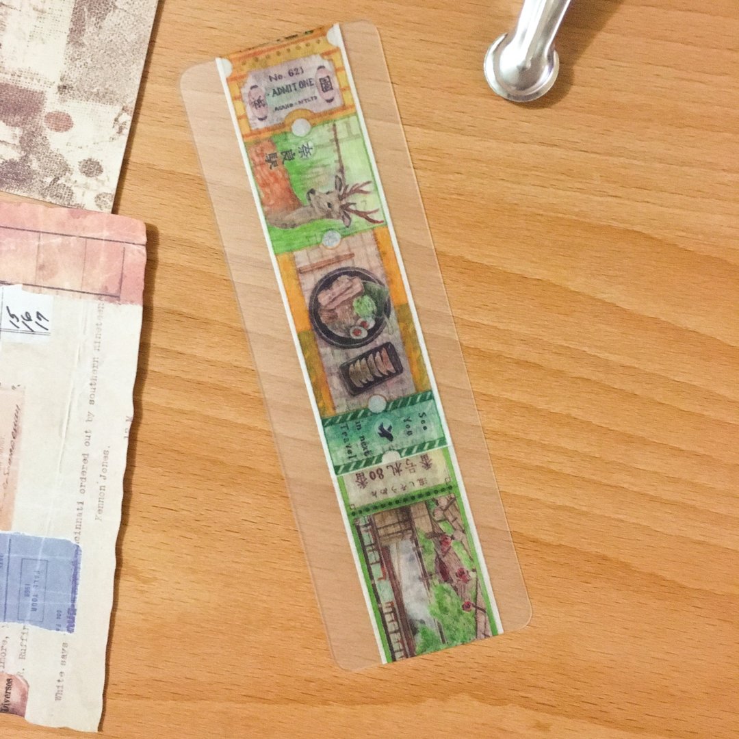 票据马戏团 / 旅行的票根 京都站纸胶带分装 - 纸胶带 - 纸 