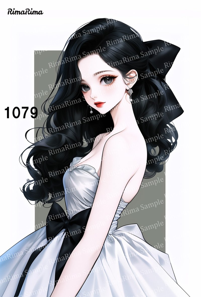 1079 原创贴纸 原创人物贴纸 贴纸 标签 りまりま RimaRima - 贴纸 - 纸 