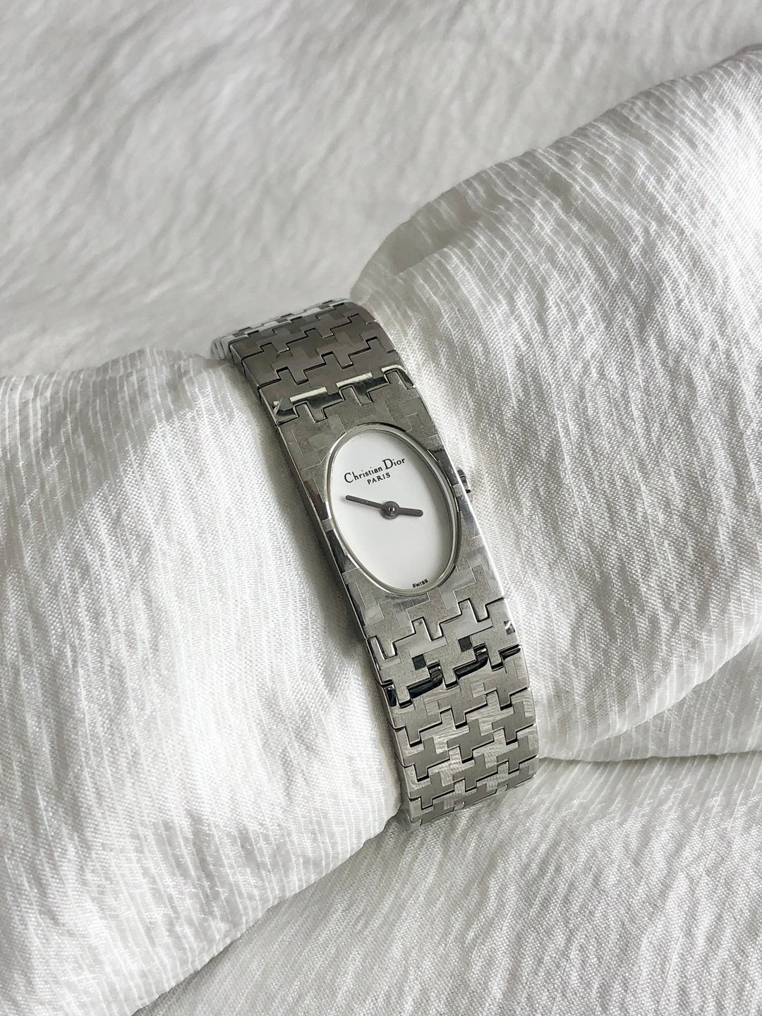 【 VintageShop solo 日本直送中古包专卖店 】Christian Dior 腕表 银色 不锈钢 D70-100 j2ikyh - 女表 - 不锈钢 银色