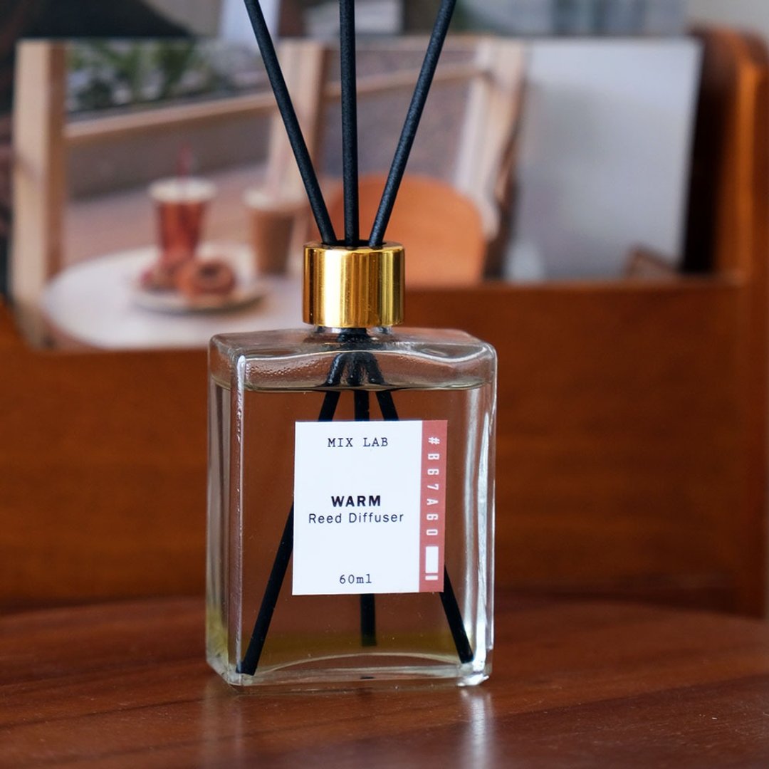 MIX LAB 居家空间扩香瓶 60ml - 香薰/精油/线香 - 琉璃 白色
