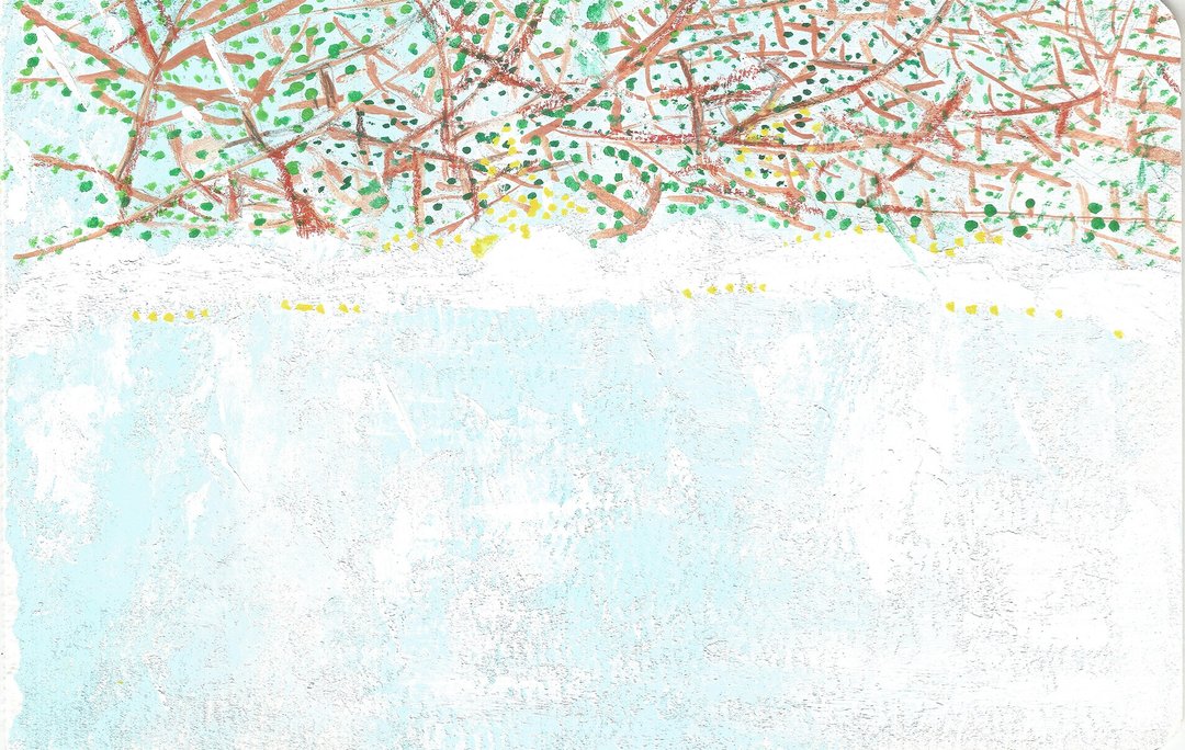水彩绘画--深呼吸 - 墙贴/壁贴 - 纸 