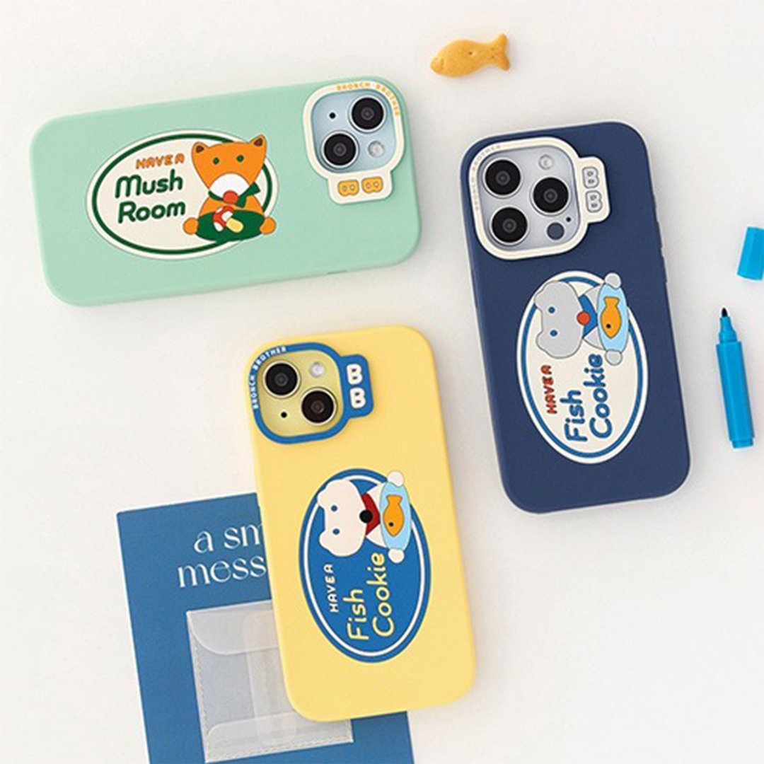 Romane Brunch brother 早午餐兄弟新伙伴硅胶手机壳for iPhone - 手机壳/手机套 - 塑料 