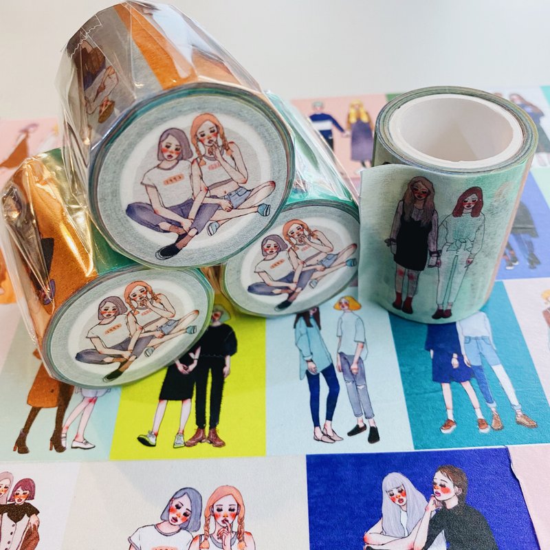 新版 你笑的好我就好 全身纸胶带 - 纸胶带 - 纸 多色