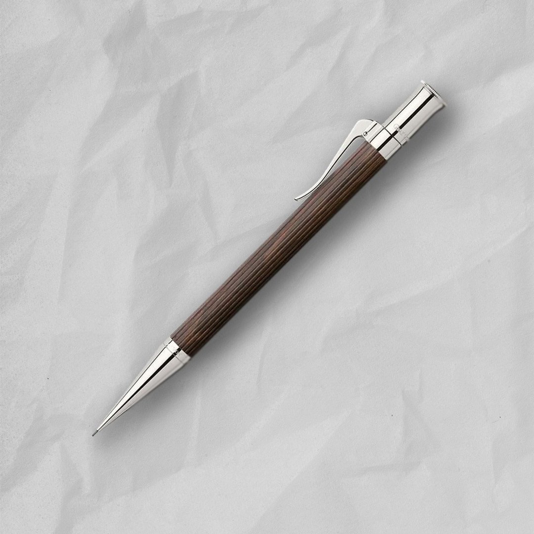 【Graf von Faber-Castell】经典系列非洲黑木0.7MM自动铅笔 - 铅笔/自动铅笔 - 木头 黑色
