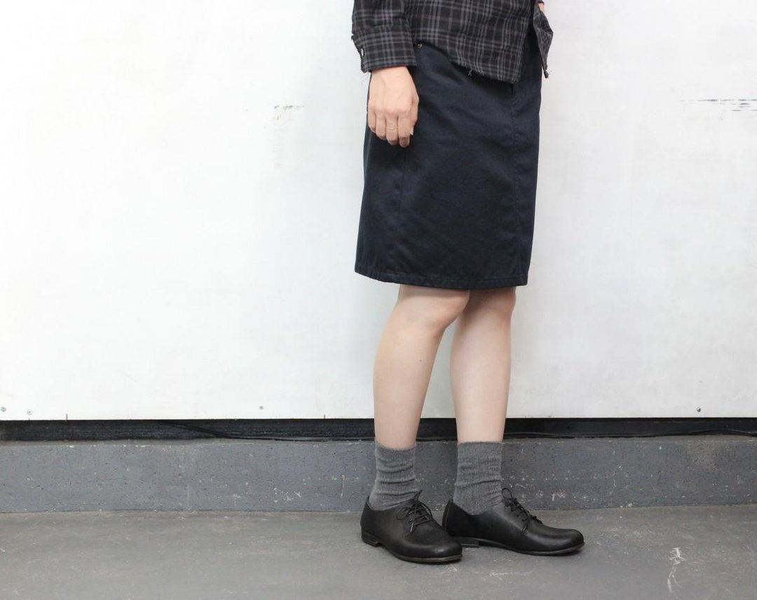 Chino Weapon Skirt / NV - 裙子 - 棉 蓝色