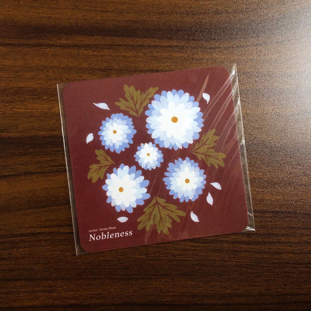 菊花 // 花花系列卡片 - 卡片/明信片 - 纸 咖啡色
