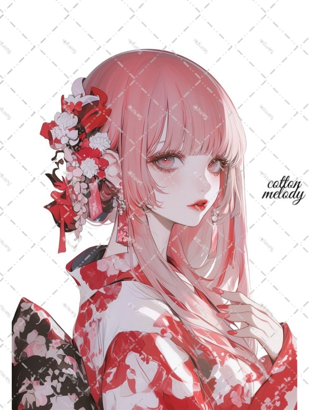原创贴纸 no.6923 人物贴纸 原创贴纸 人物贴纸 女孩贴纸 原创人物贴纸 - 贴纸 - 纸 