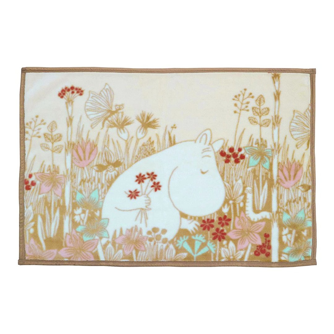 日本丸真│Moomin 保暖绒毛毯 花蕾 - 被子/毛毯 - 聚酯纤维 