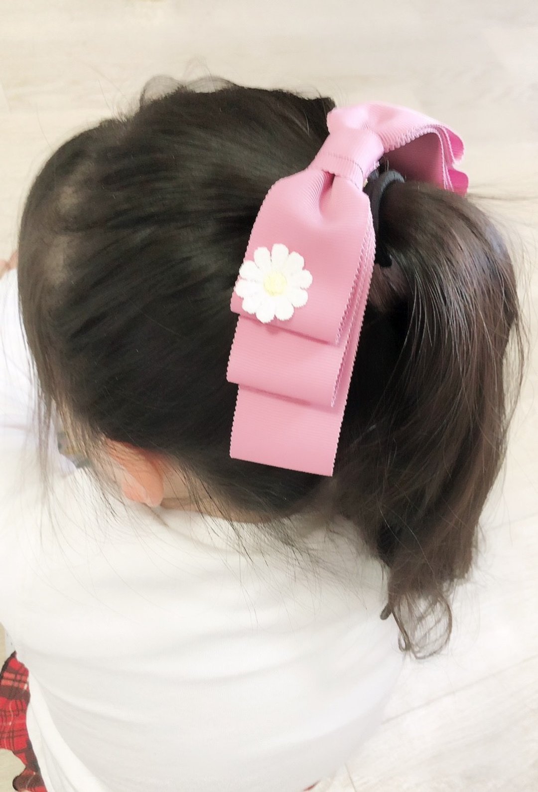 [Made in Japan] Daisy Hair Tie - 发饰 - 聚酯纤维 粉红色