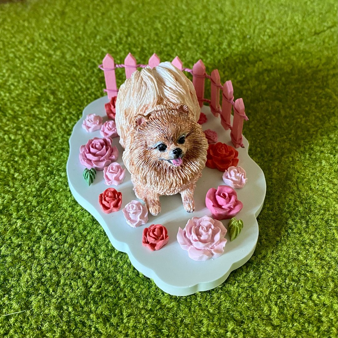 【礼物定制】可爱博美犬扩香石摆饰 I 音乐盒 - 摆饰 - 其他材质 多色