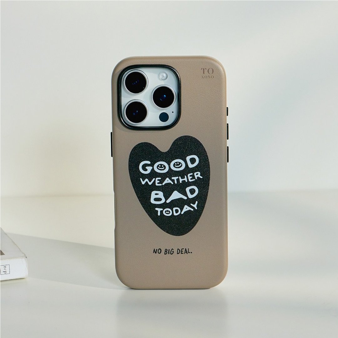 Bad Today全包皮革MagSafe iPhone手机壳 - 手机壳/手机套 - 塑料 多色