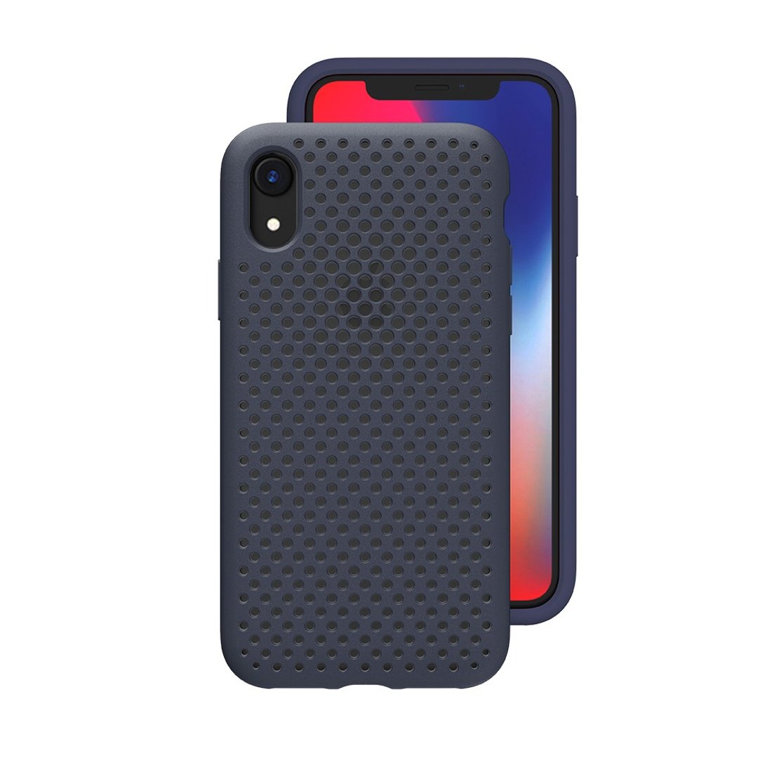 AndMesh-iPhone XR网点软质防撞保护套-海军蓝(4571384959278 - 手机壳/手机套 - 其他材质 蓝色
