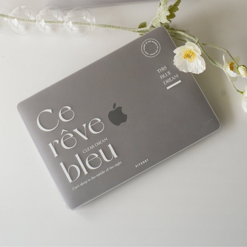 【FITZORY】设计师系列 - Ce reve bleu湛蓝的梦 | Macbook保护壳 - 平板/电脑保护壳 - 塑料 白色