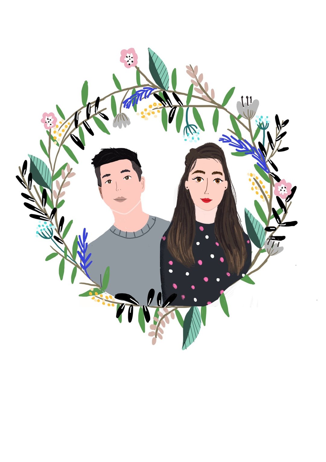 Digital Illustration  - 电子手绘真人画像/绘画/插画 - 其他材质 白色