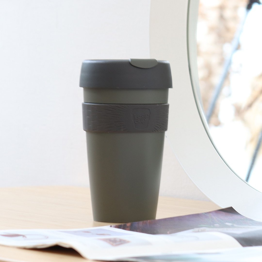 澳洲 KeepCup 随身杯/咖啡杯/环保杯/手拿杯 L - 铠甲银 - 咖啡杯/马克杯 - 塑料 灰色