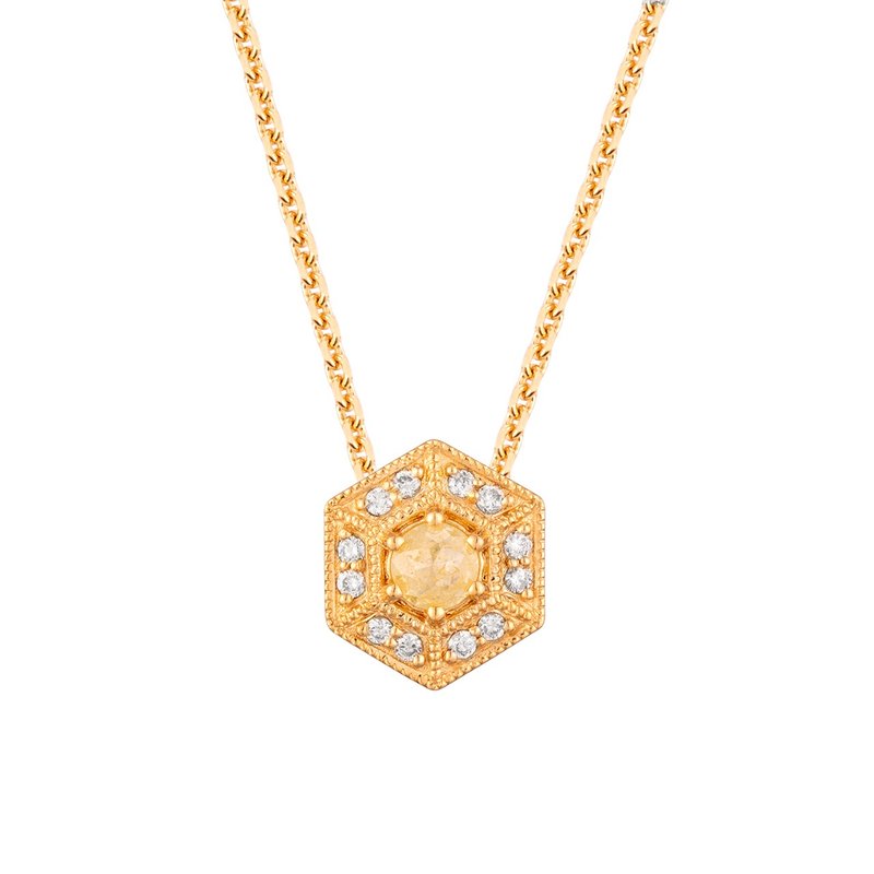 Arte Vitta Beekeeper Alveare 星河钻石黄金项链 - 项链 - 贵金属 黄色