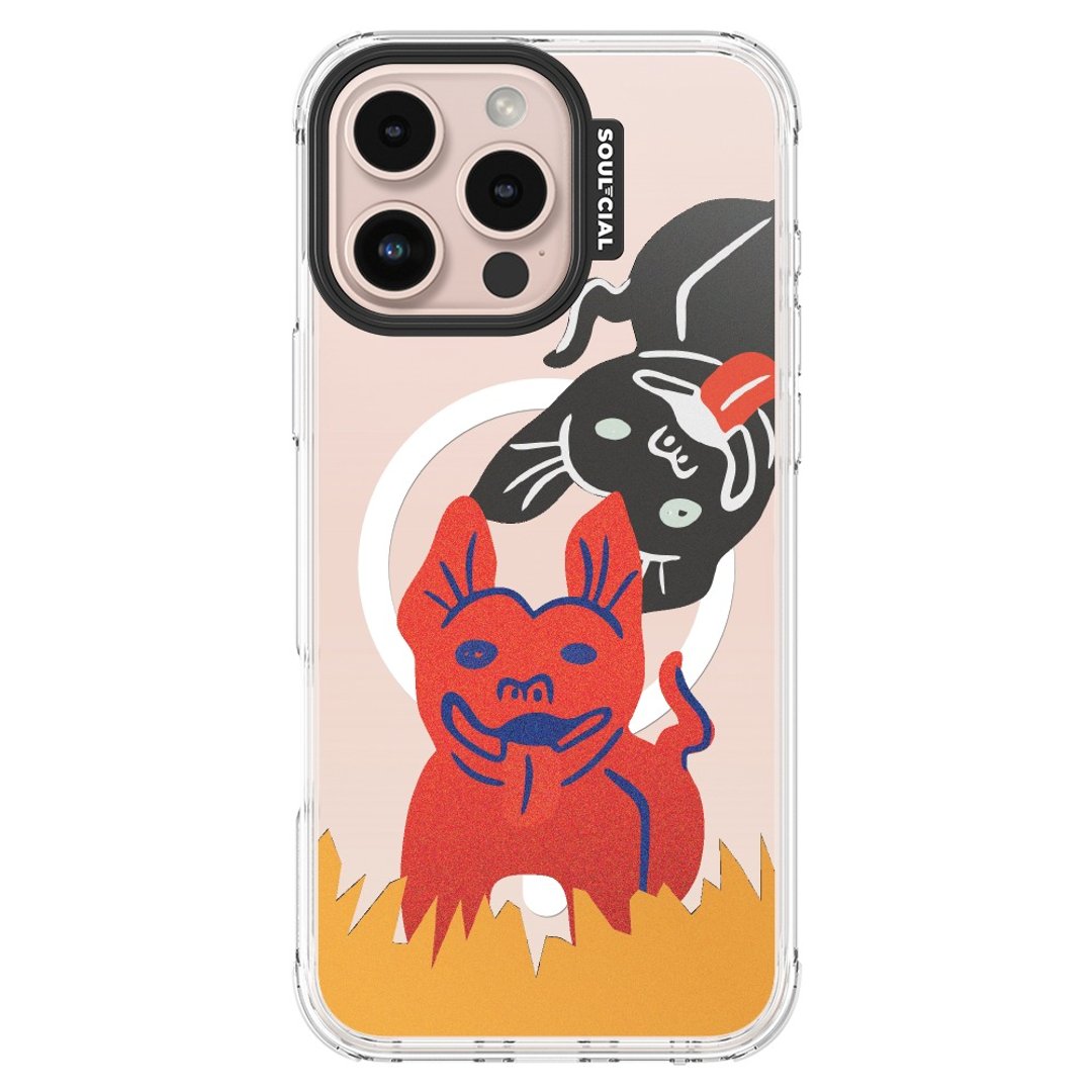 Thug Dog City Swag Hounds Brooklyn iPhone 16 手机壳 磁吸 - 手机壳/手机套 - 其他材质 