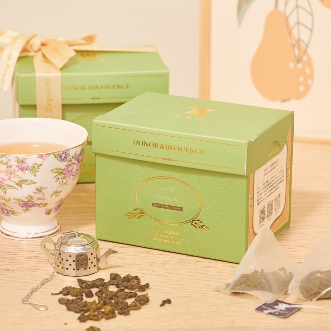 英茶香 NO.53 芒果佛手柑绿茶盒 (25 入/盒) 三角茶包 - 茶 - 新鲜食材 