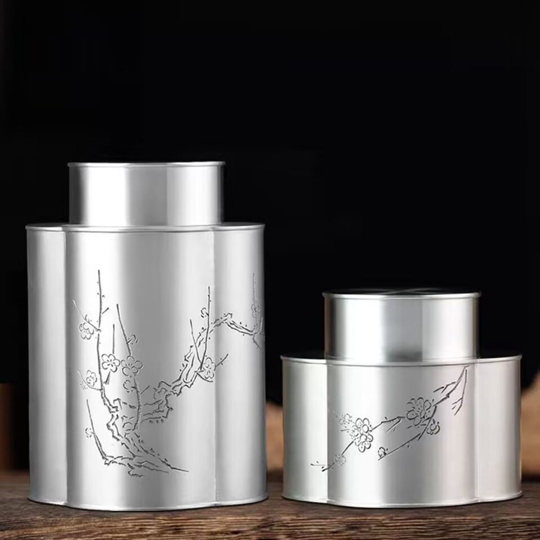 锡罐茶叶罐 暗香清香茶仓 纯锡茶叶罐 密封储茶罐茶盒 高档茶礼 - 茶具/茶杯 - 其他金属 