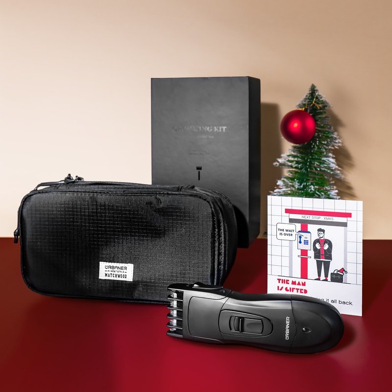 【男性除毛刀】奥本防水理毛器 私密处+理发 圣诞礼物 送小卡贴纸 - 男性清洁护肤品 - 防水材质 黑色