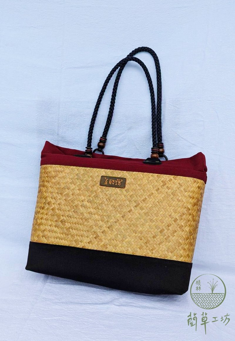 蔺草采逸包-大 - 手提包/手提袋 - 植物．花 多色