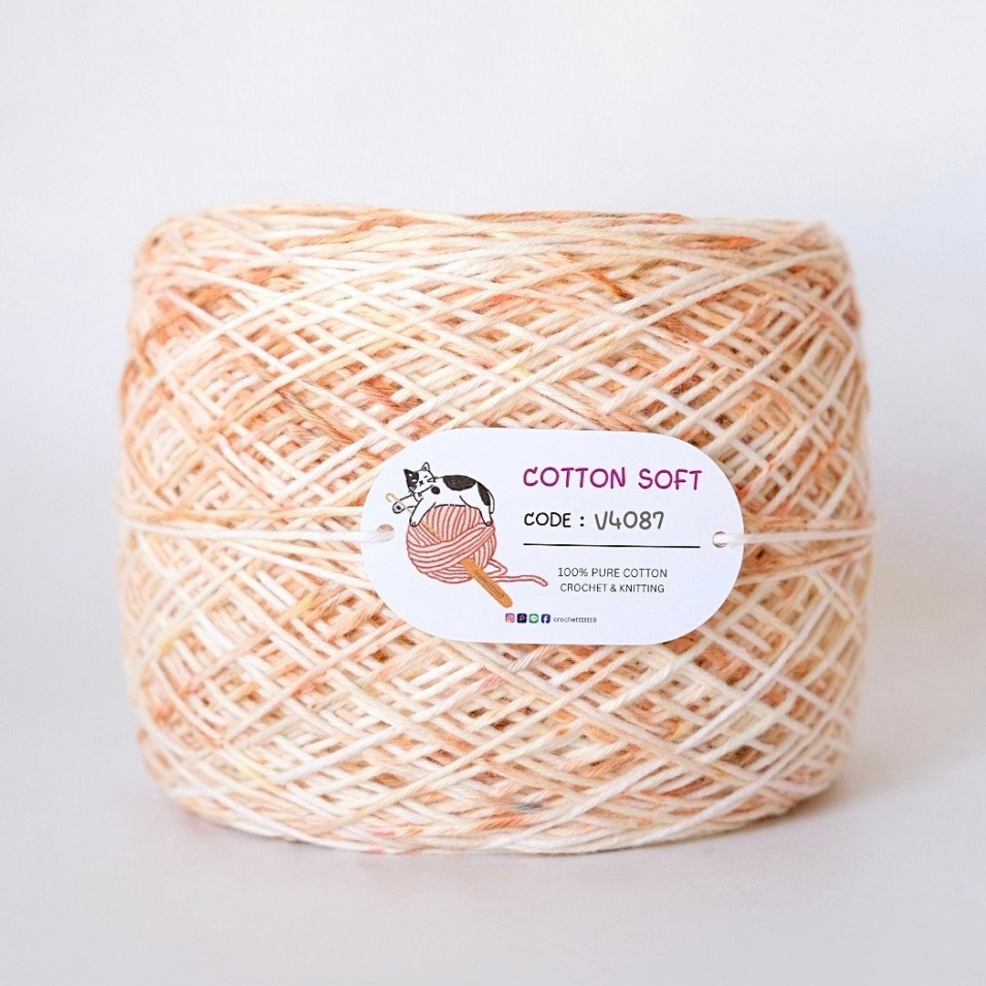 Cotton Soft 3 ply 高级珠光纱 V4087 - 编织/刺绣/羊毛毡/裁缝 - 其他材质 多色