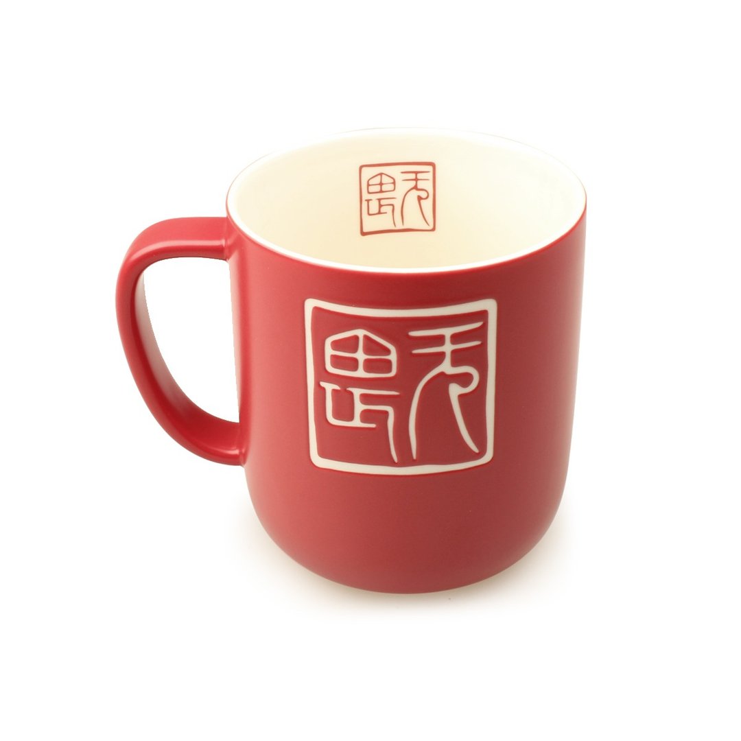 赐无畏马克杯-红 - 咖啡杯/马克杯 - 瓷 红色